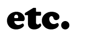 'etc.' in Cooper Black